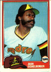 1981 Topps Baseball Cards      478     Juan Eichelberger RC